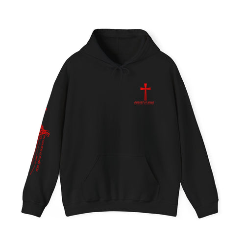 Christian Hoodie Angel Wing Back Graphic – 'I Owe You God' Faith Sweatshirt